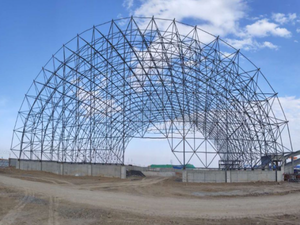 灵宝体育场网架结构